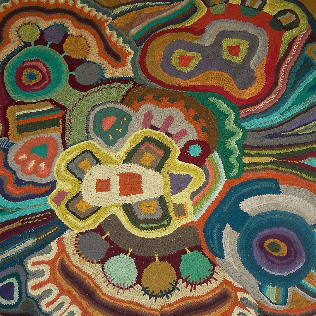 Alfombra Alfombra Alfombra Alfombra Alfombra Alfombra Alfombra Alfombra Alfombra Alfombra Alfombra Alfombra Azul y Verde Círculos Arte popular en venta