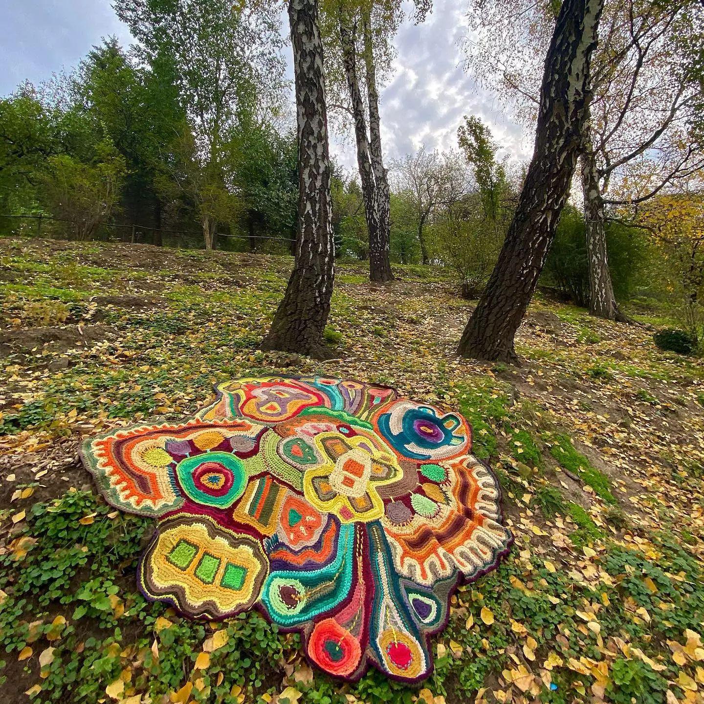 Alfombra Alfombra Alfombra Alfombra Alfombra Alfombra Alfombra Alfombra Alfombra Alfombra Alfombra Alfombra Azul y Verde Círculos en Nuevo estado para la venta en Vilnius, LT
