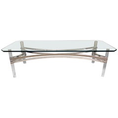 Modern Style Lucite Coffee Table