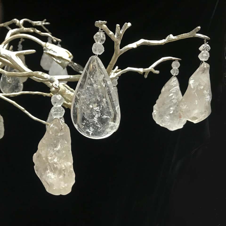 rock crystal chandelier