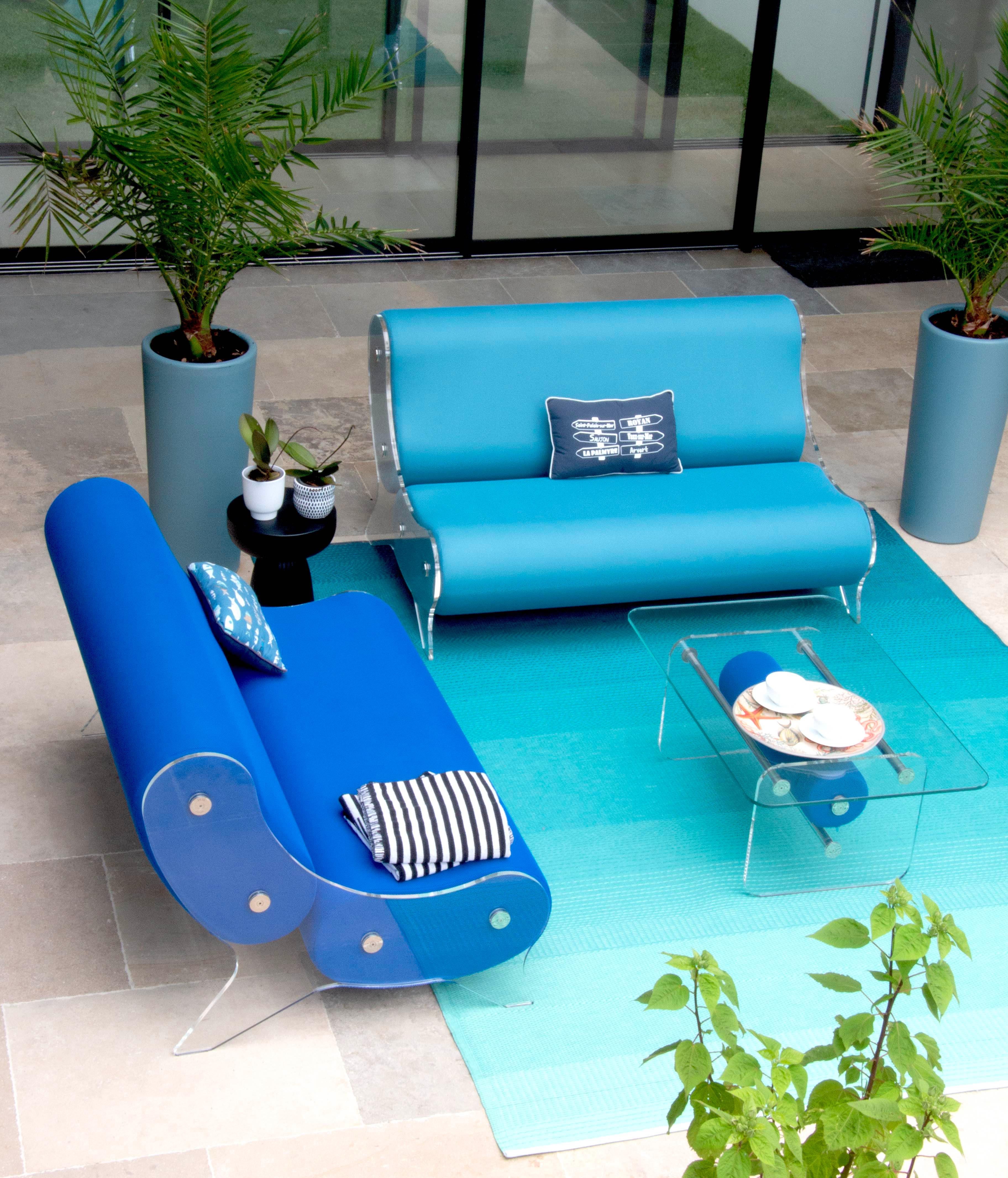 Sofá estilo moderno, paneles de PMMA bronce ahumado by MW DESIGNER FURNITURE en venta 2