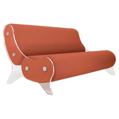 Canapé de style moderne, panneaux PMMA en bronze fumé par MW DESIGNER FURNITURE