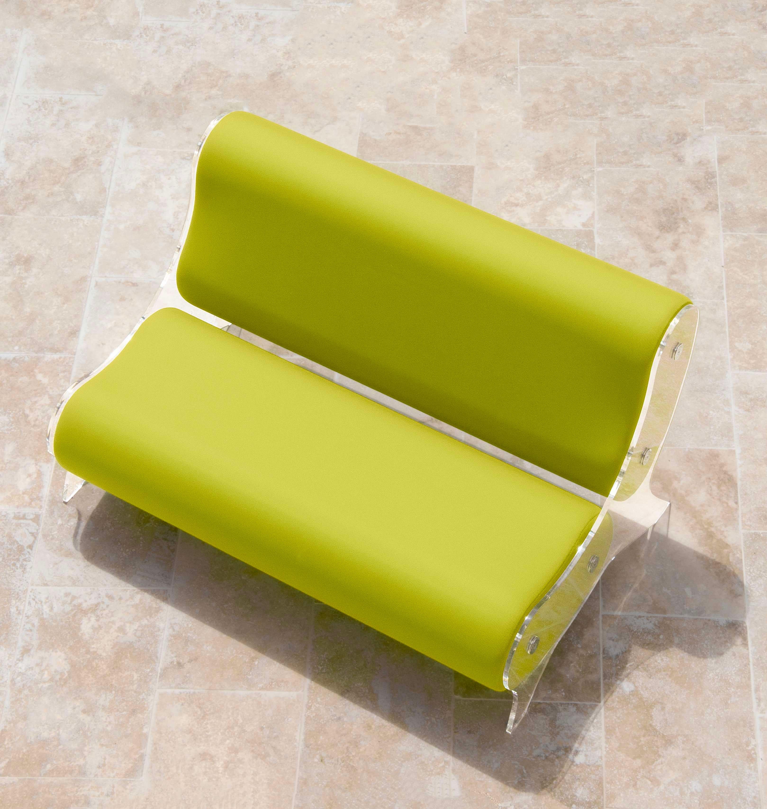 Modernes Sofa im modernen Stil, rauchgrau-blaue PMMA-Paneele von MW DESIGNER FURNITURE im Angebot 1