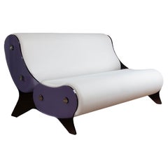 Modern style sofa, smoked gray-blue PMMA panels by MW DESIGNER FURNITURE