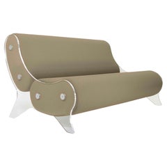Modern style sofa, smoked gray-blue PMMA panels by MW DESIGNER FURNITURE