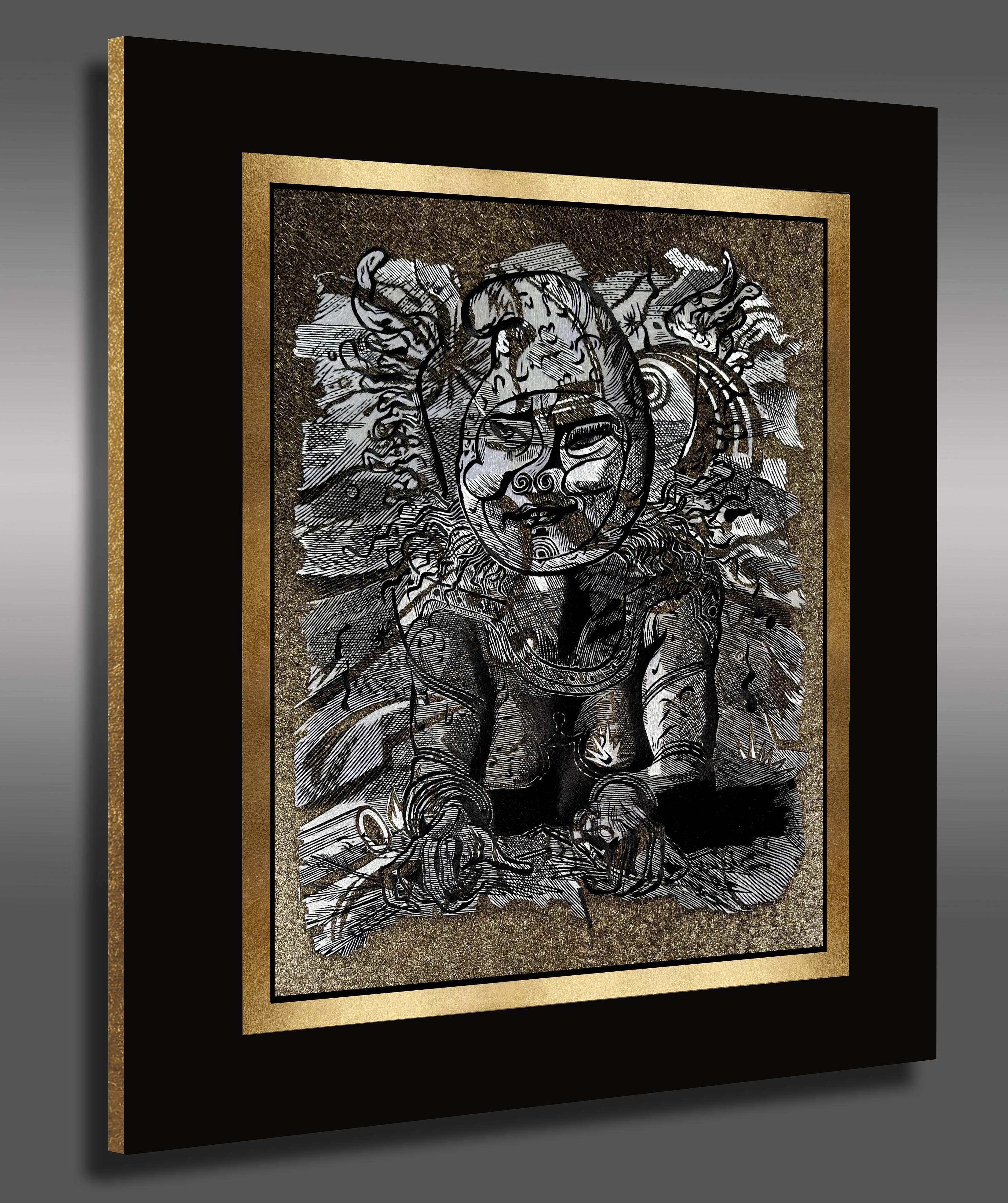 Wall Decoration Fine Silk and Metallic Threads Tapestry in Black Wood Frame   - Scythian

The Art of the great contemporary artist, one of the geniuses in creating images in the style of Mannerism for modern interiors Mikhail Verkholansev.
 
The