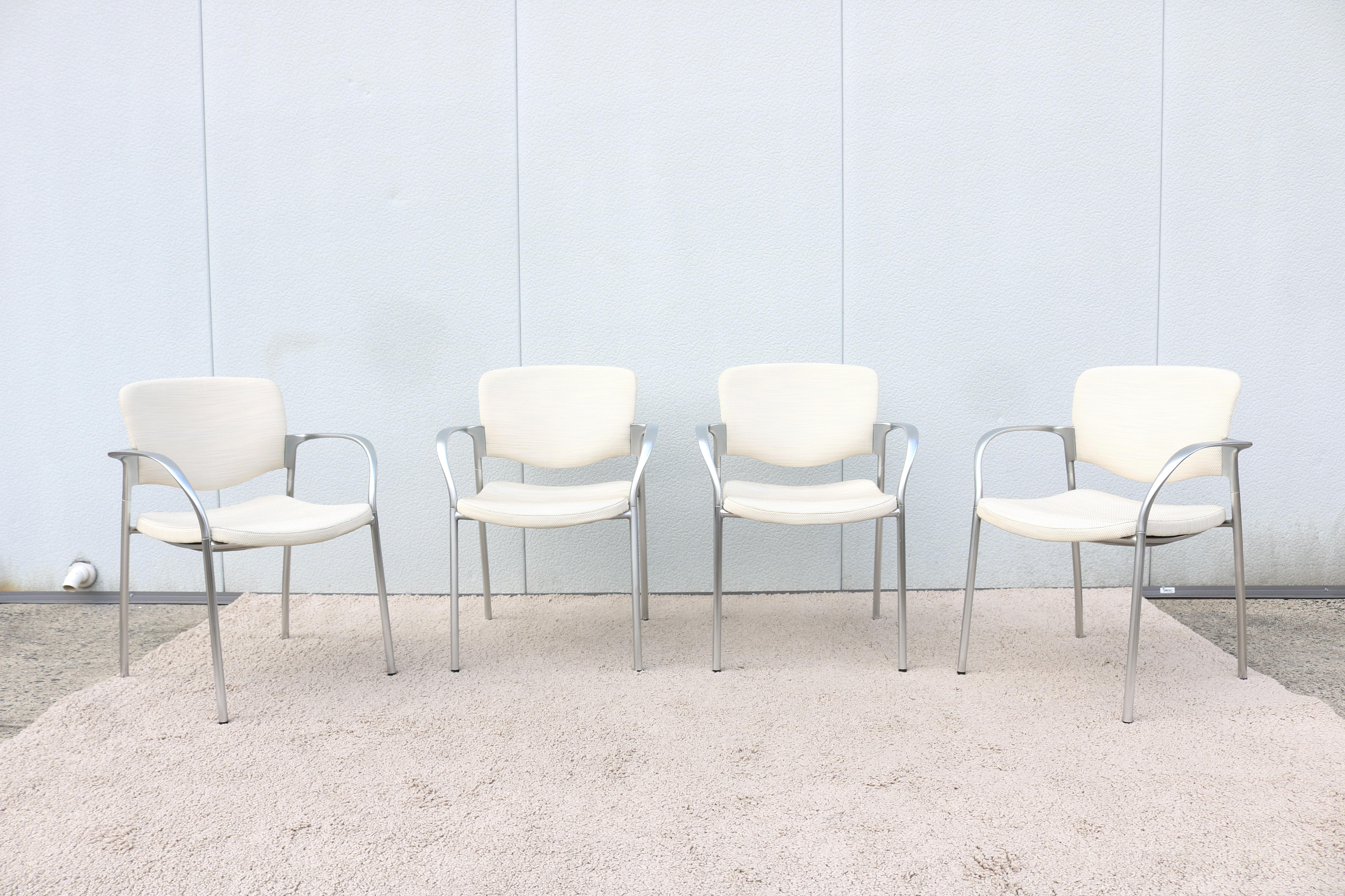 The welcome stackable chair by Stylex is very sleek with a clean contemporary look. 
The lightweight design and stacking feature make it suitable for most diverse situations and needs.
A beautiful multi-purpose chairs for modern home and workplace