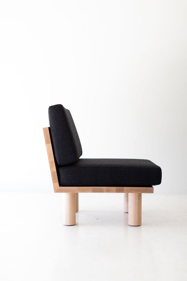 Maple Modern Suelo Side Chair, Turned Leg For Sale