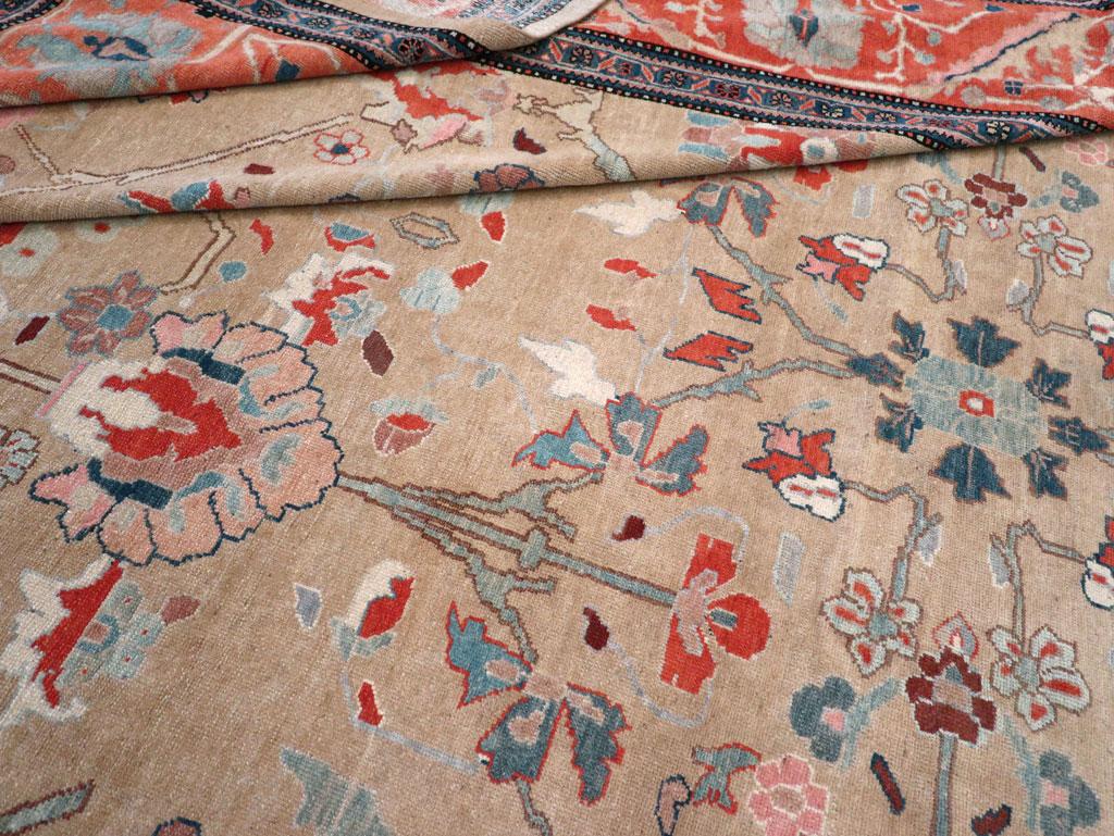 Moderner moderner handgefertigter persischer Mahal-Teppich im Sultanabad-Stil im Angebot 3