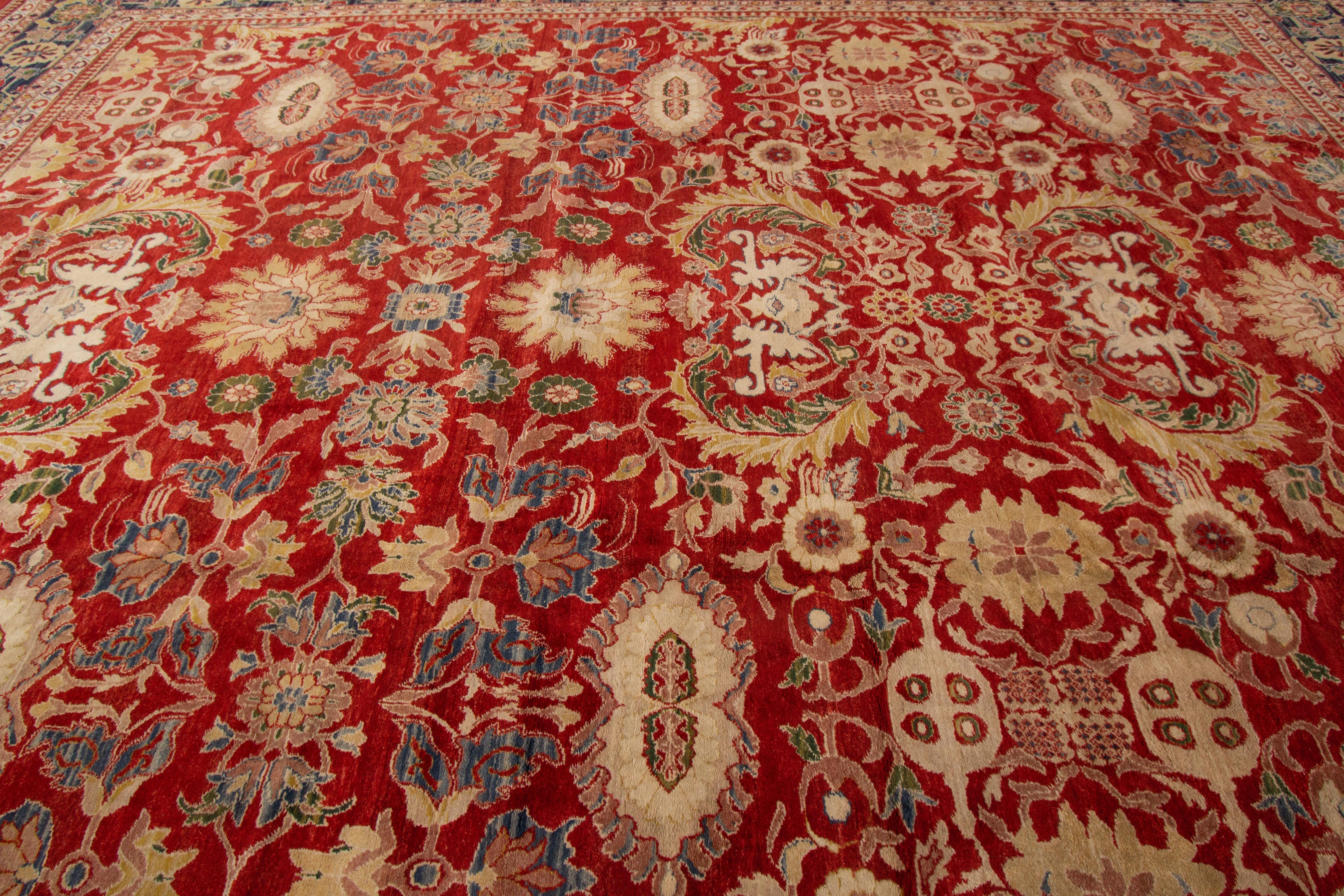Egyptian Modern Sultanabad Style Rug For Sale