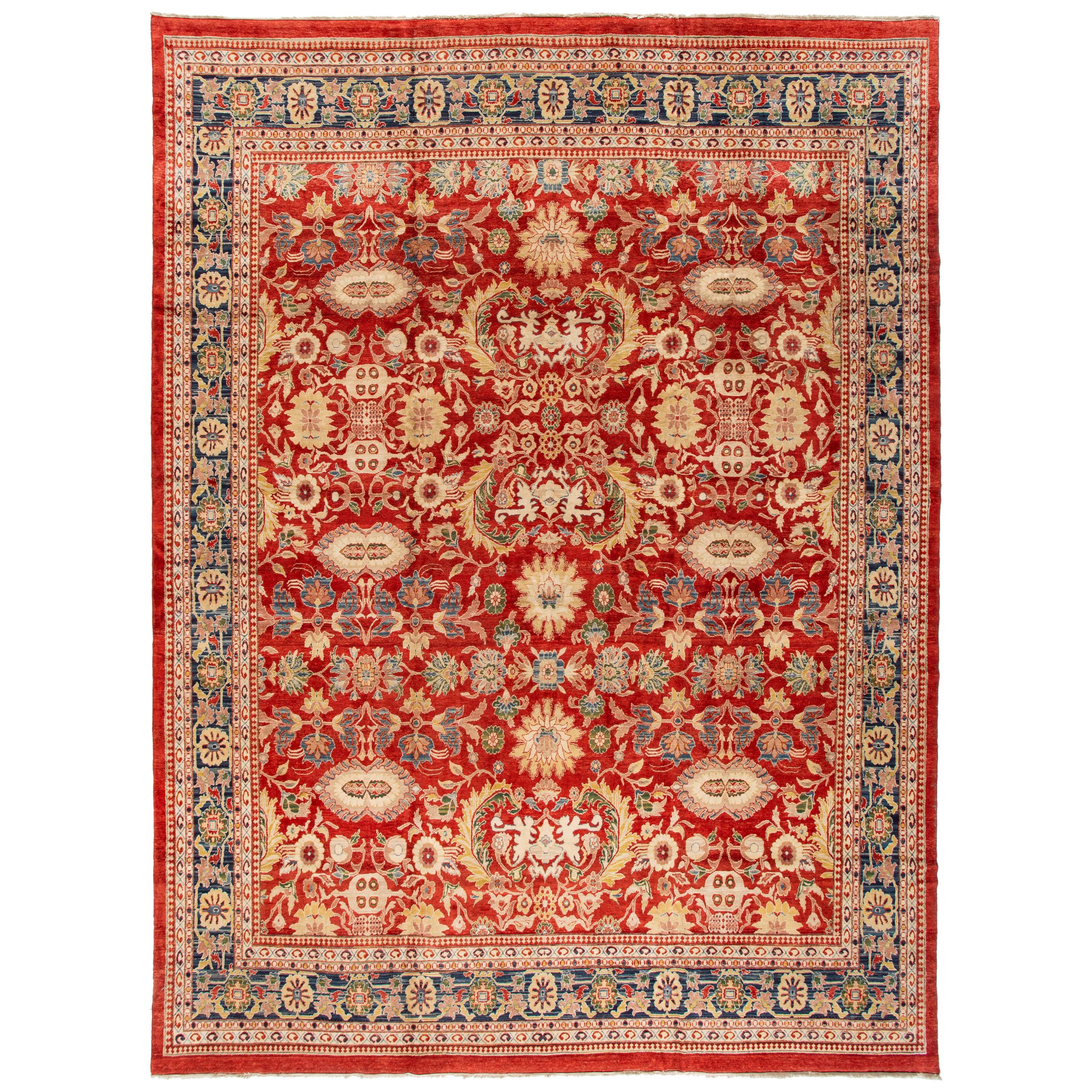 Modern Sultanabad Style Rug For Sale