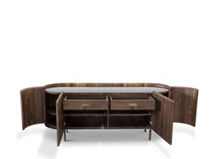 Modern Walnut Sulu Sideboard by Caffe Latte