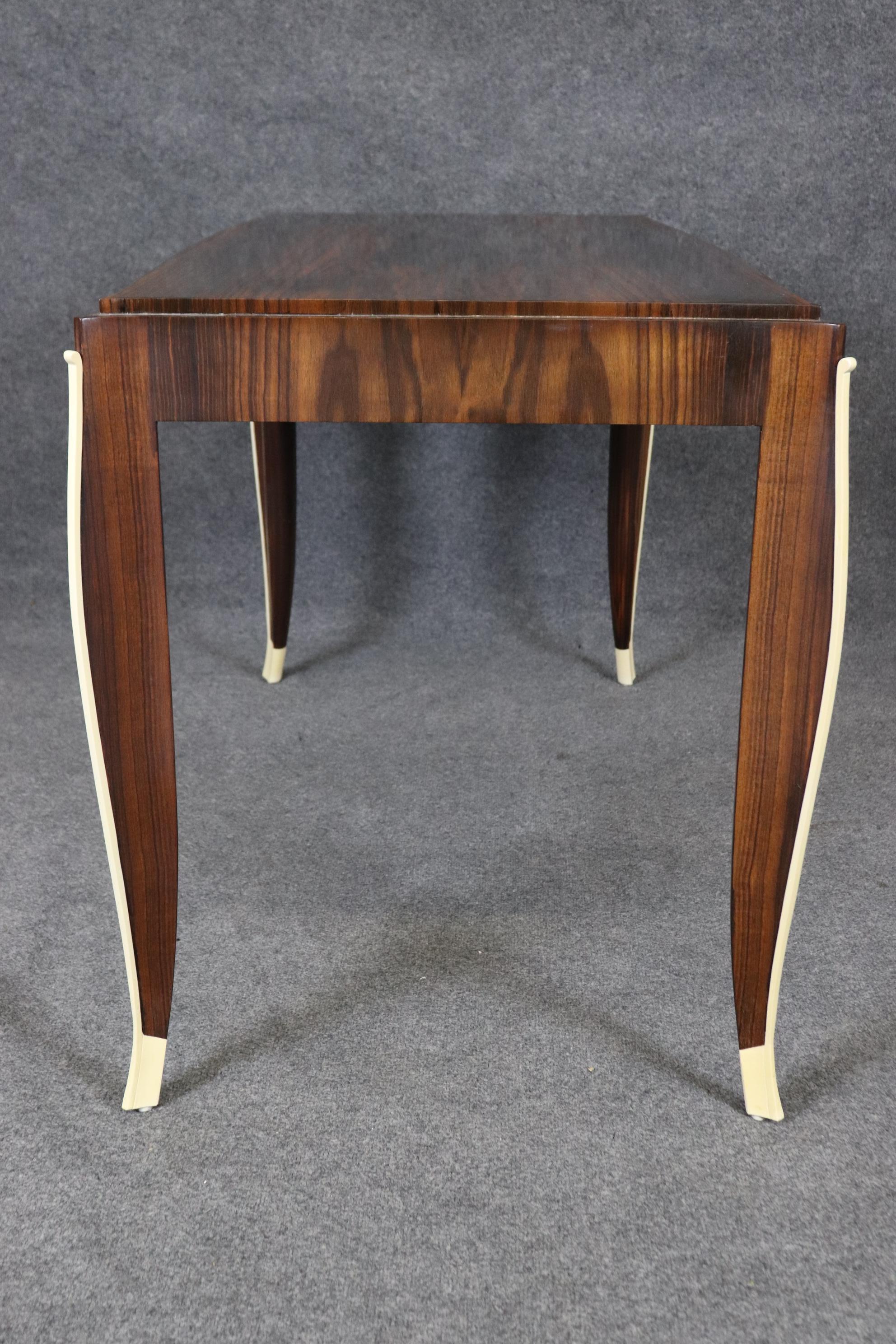 XXIe siècle et contemporain Modernity Superbe Art Déco Français Ebène de Macassar Émile-Jacques Ruhlmann Style en vente