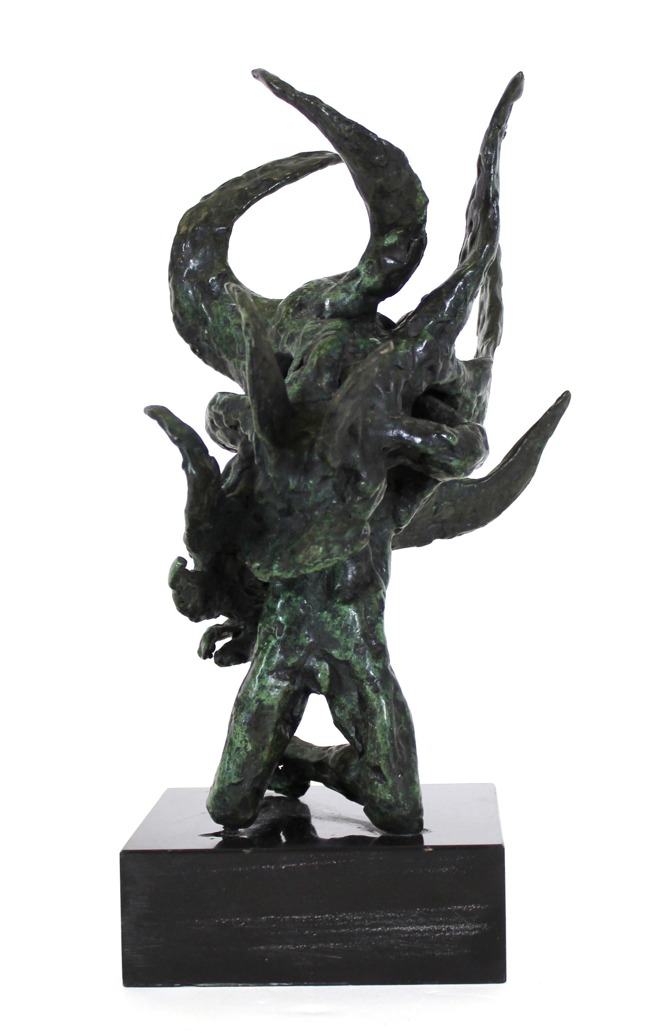 Modern Surrealist Bronze Sculpture In Good Condition In New York, NY