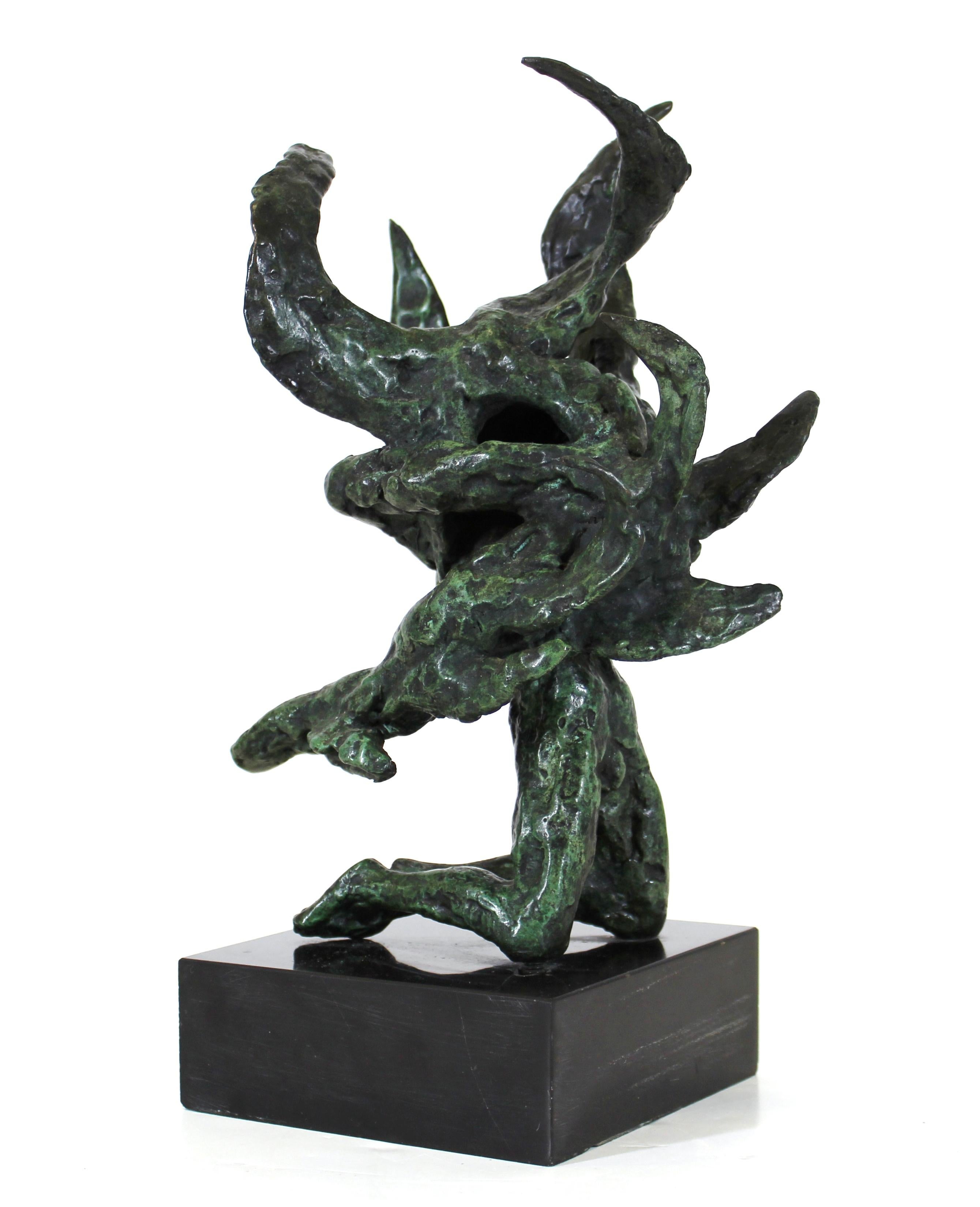 Late 20th Century Modern Surrealist Bronze Sculpture