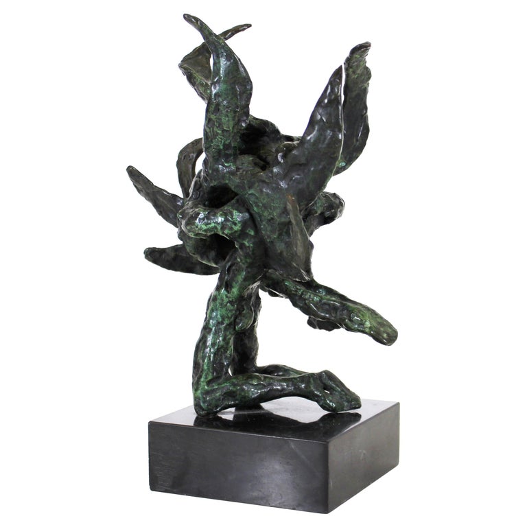 Modern Surrealist Bronze Sculpture For Sale at 1stDibs