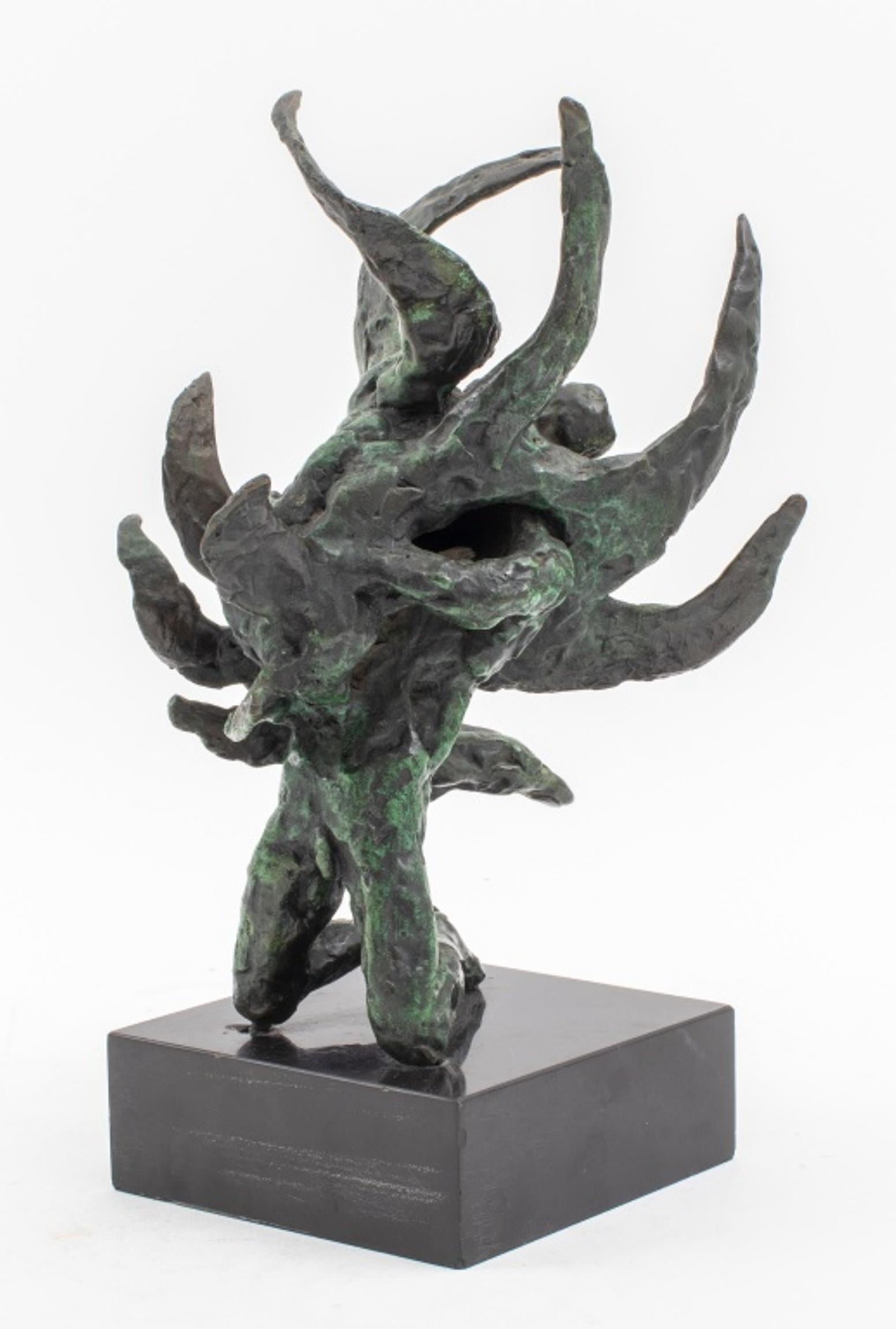 Modern Surrealist Nude Bronze Sculpture In Good Condition In New York, NY