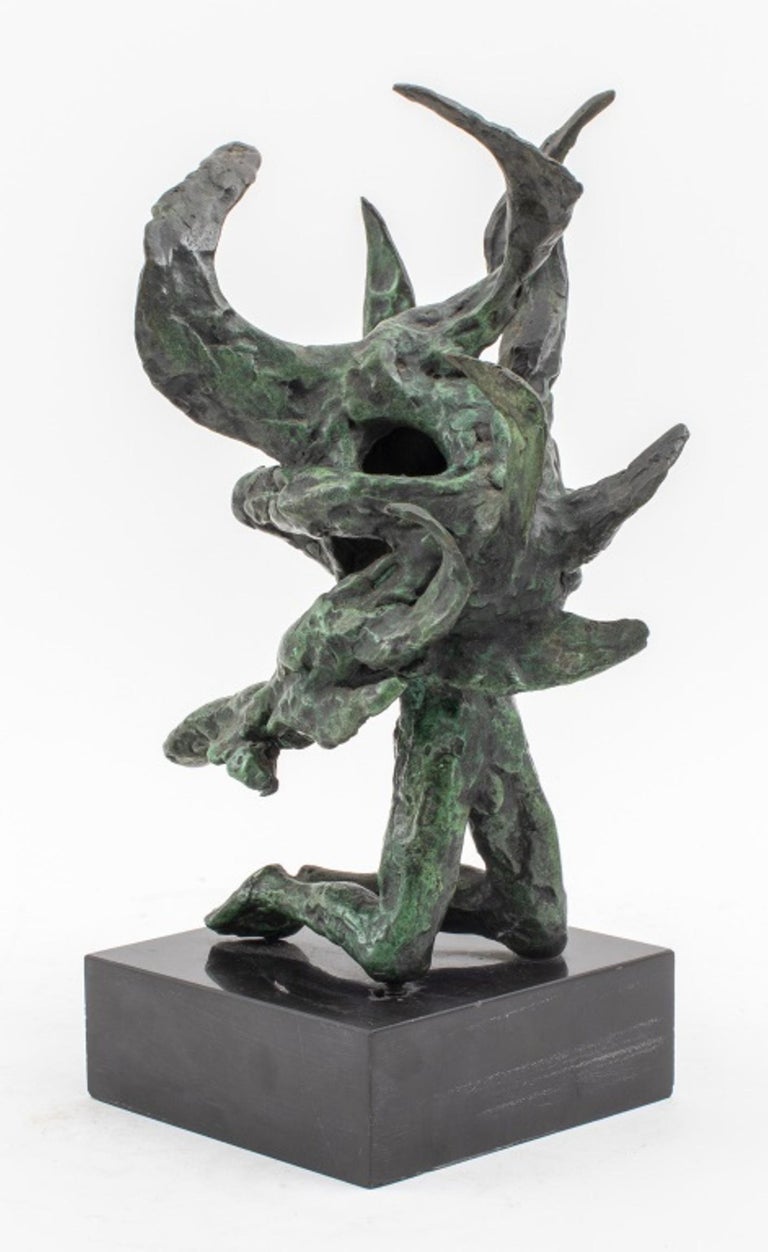 Modern Surrealist Nude Bronze Sculpture For Sale at 1stDibs
