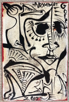 Modern Surrealist Painting by Alexander Gore Painting Certified
