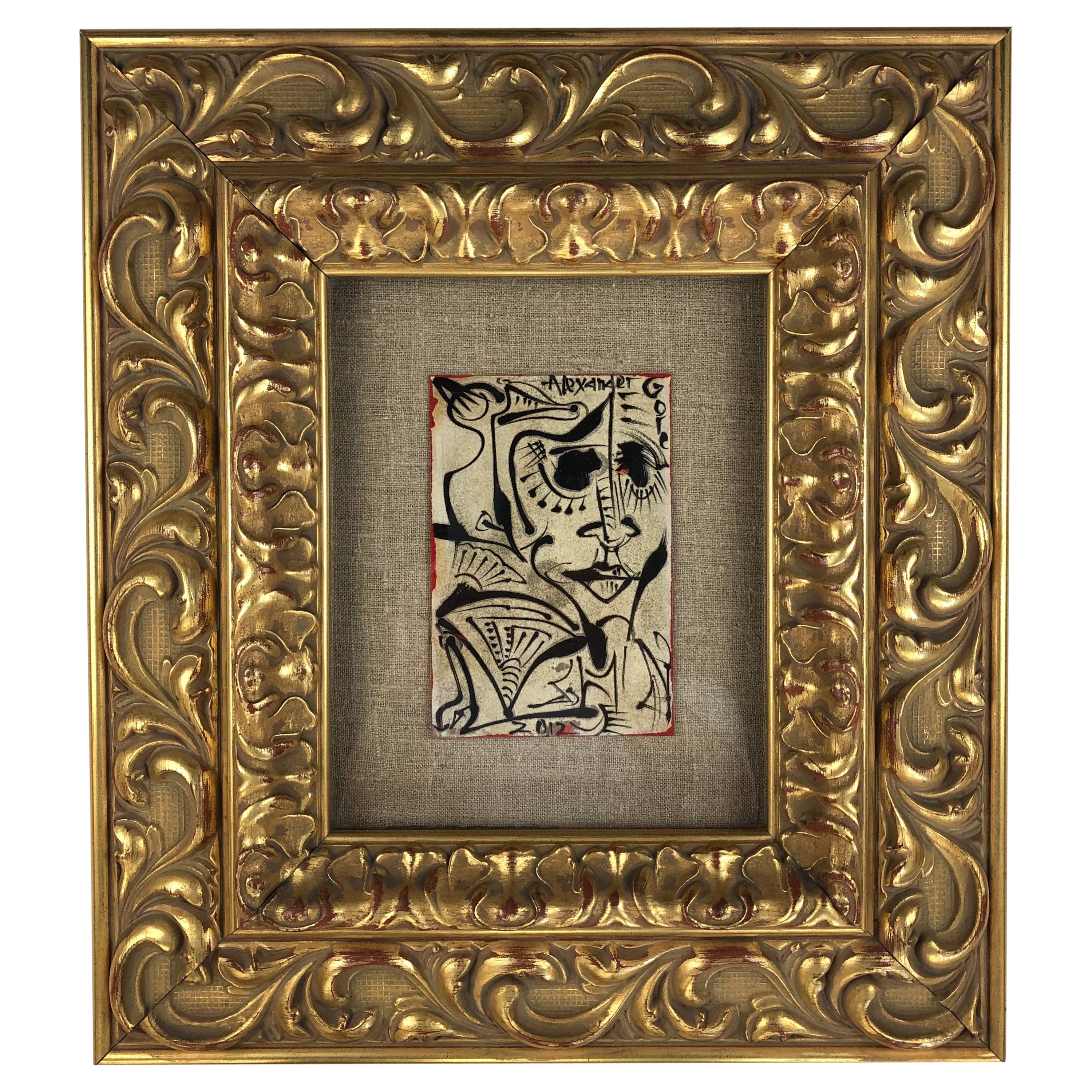 Modernes surrealistisches Gemälde von Alexander Gore Picasso inspiriertes Gemälde, zertifiziert