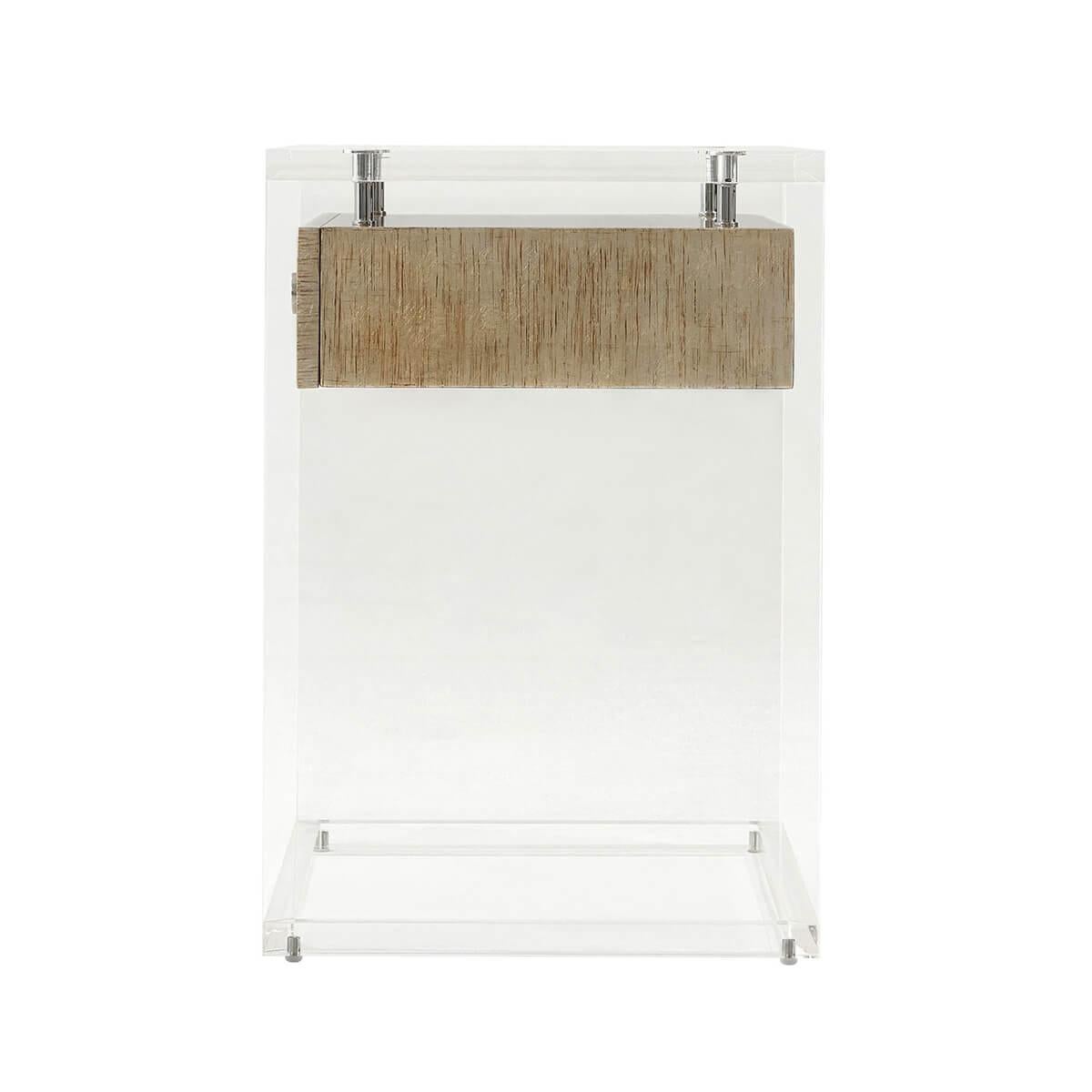 Mid-Century Modern Modern Suspension Acrylic Side Table For Sale