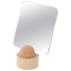 Modern Swedish Cork Vanity Mirror
