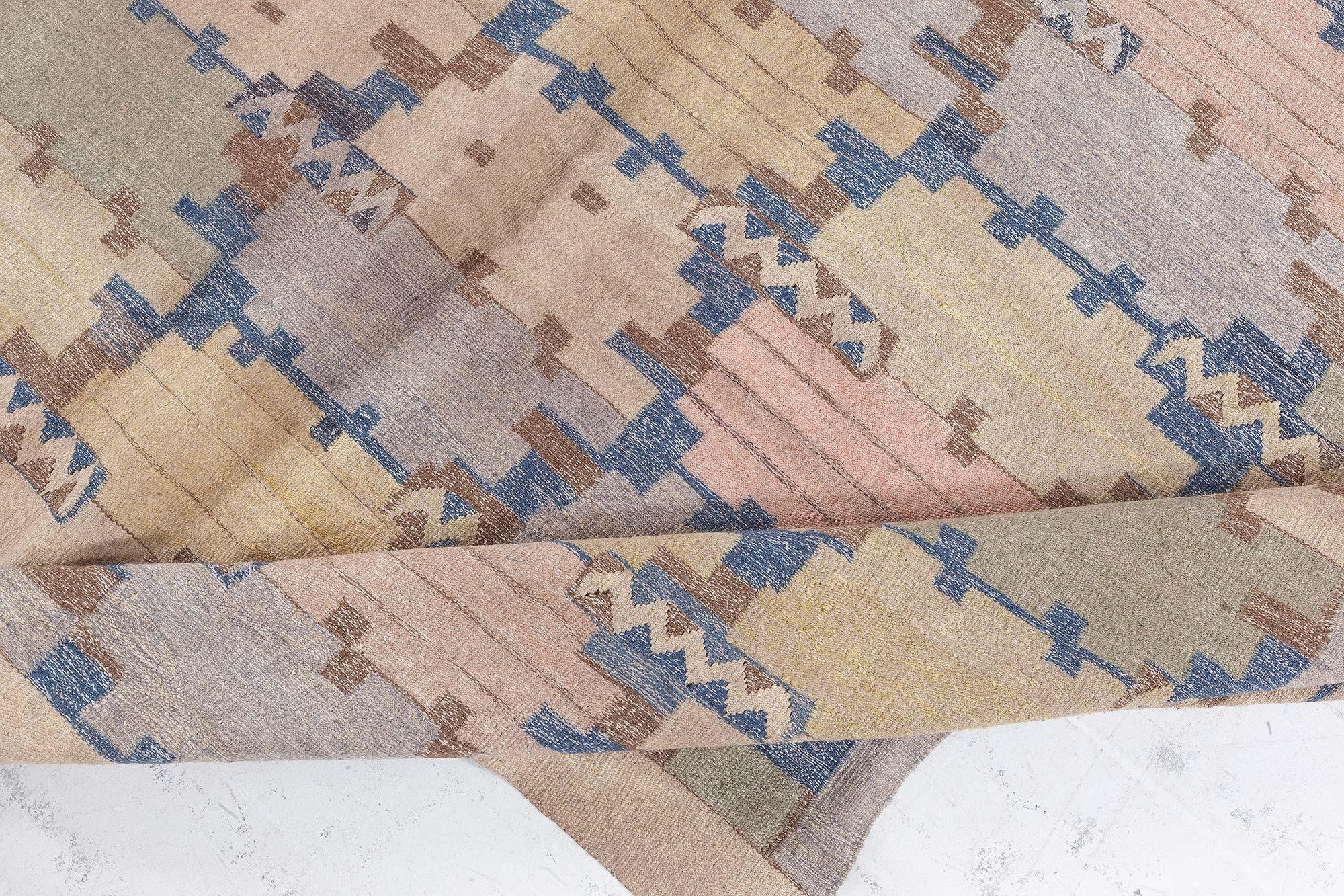 Lana Tappeto moderno svedese a trama piatta ispirato a Doris Leslie Blau in vendita