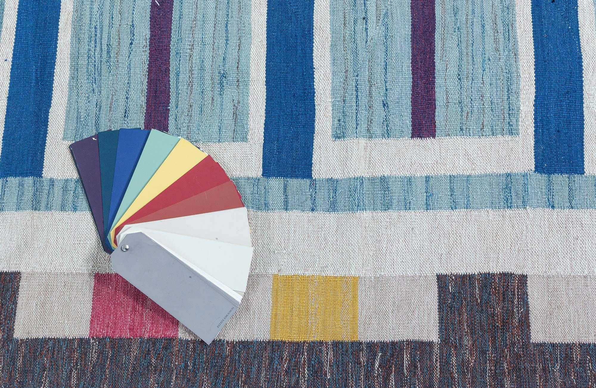 Modern Swedish flat weave rug by Doris Leslie Blau
Size: 10'0