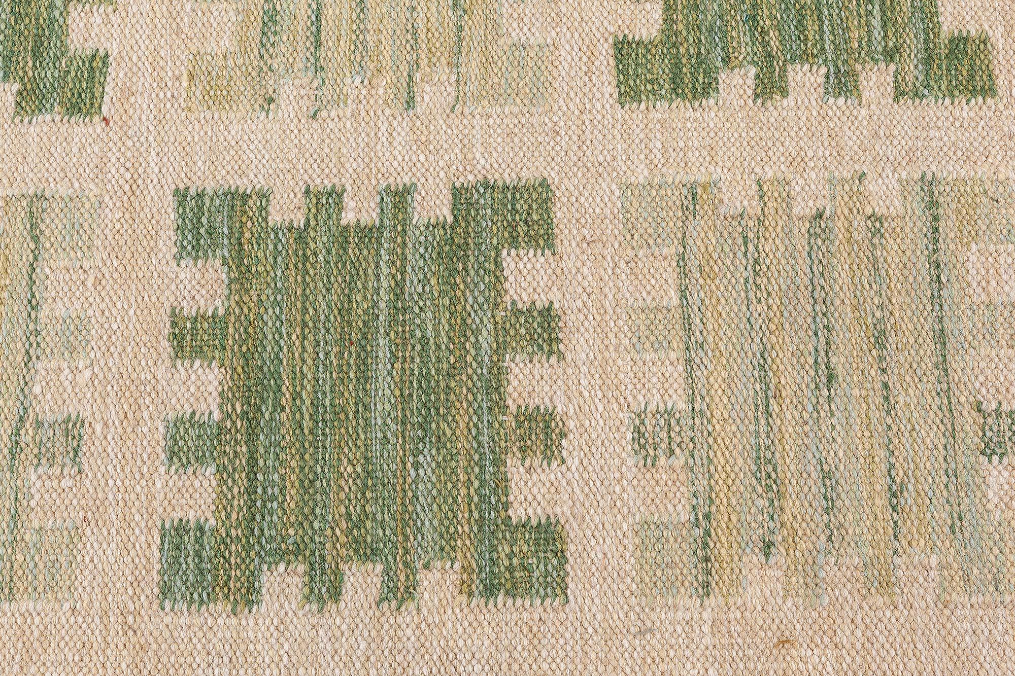 Moderner schwedischer Flachgewebe-Teppich von Doris Leslie Blau
Größe: 10'1