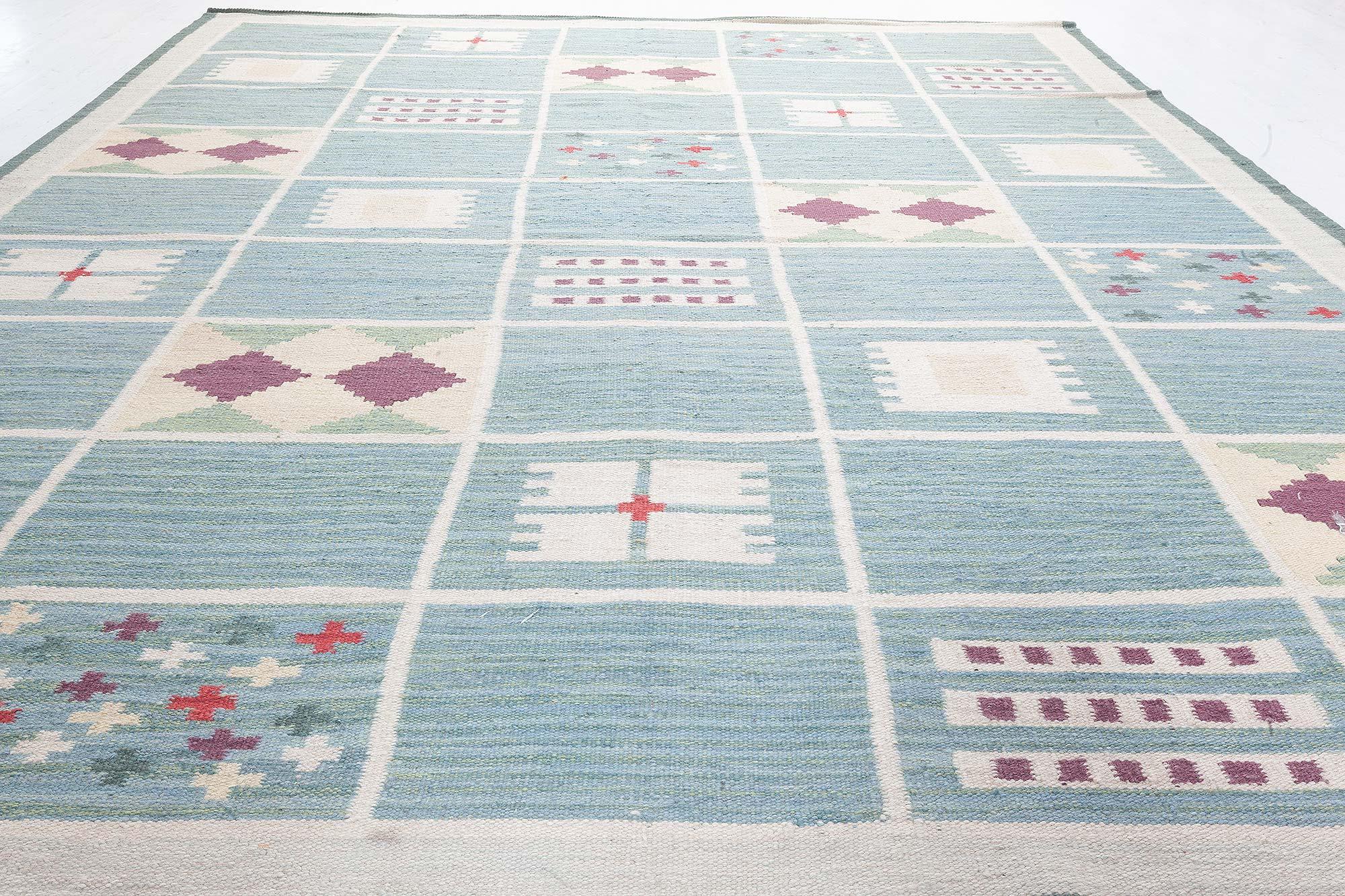 Tappeto moderno svedese a trama piatta di Doris Leslie Blau
Dimensioni: 10'6