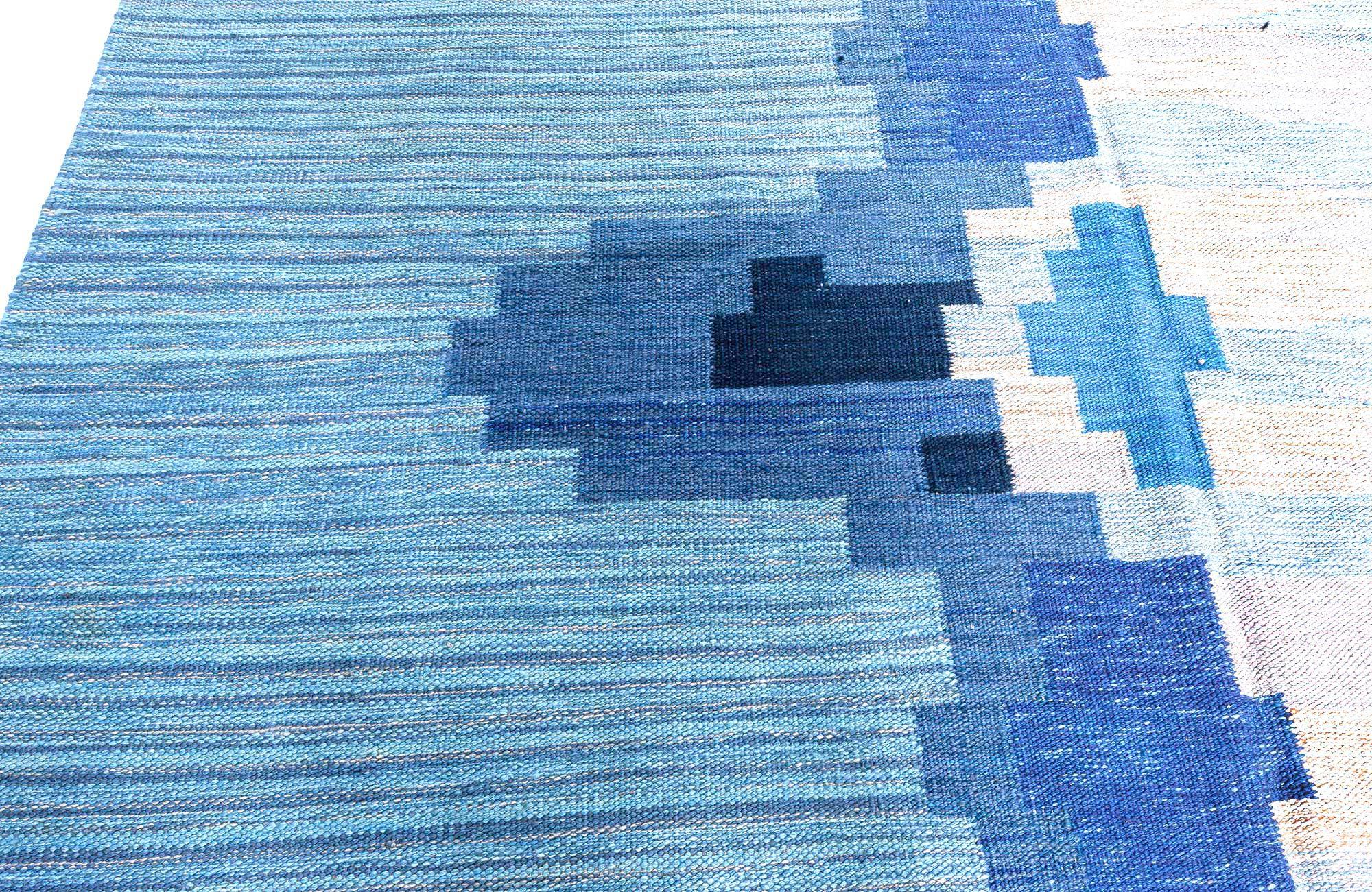 Scandinavian Modern Modern Swedish Flat Weave Rug by Doris Leslie Blau For Sale