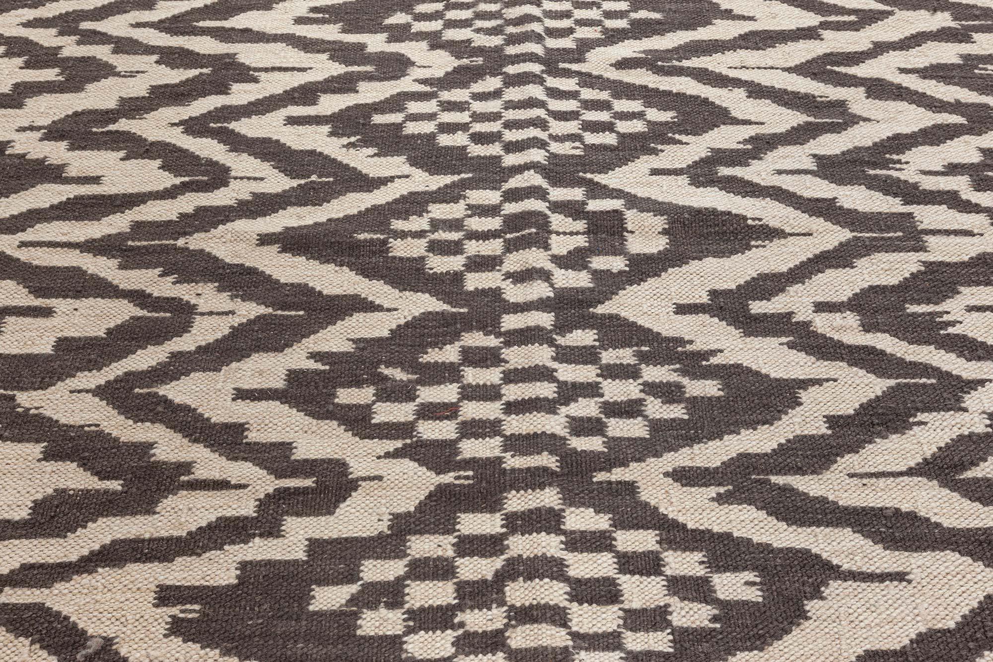 Scandinavian Modern Modern Swedish Flat Weave Rug by Doris Leslie Blau For Sale