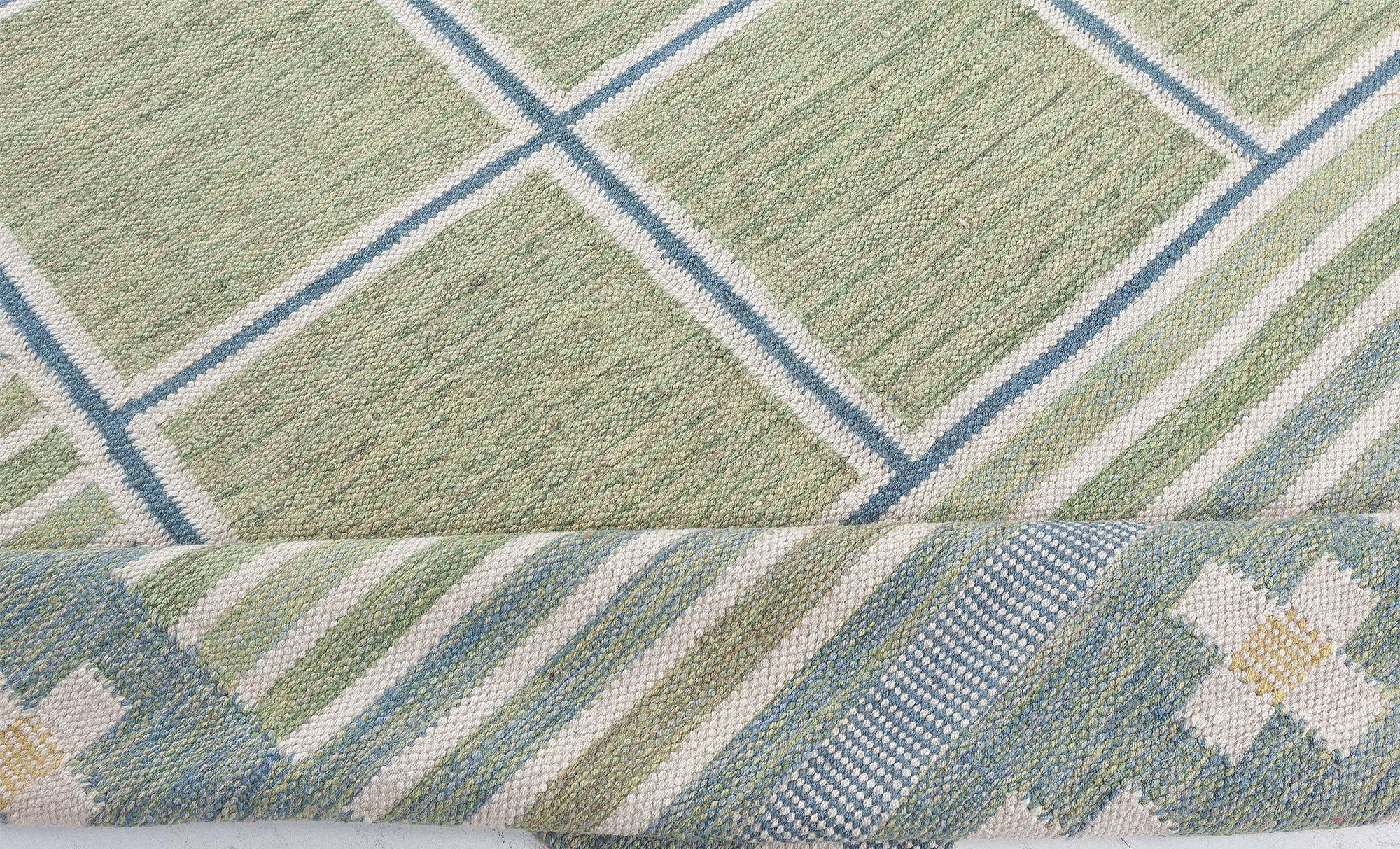 Scandinavian Modern Modern Swedish Flat Weave Rug by Doris Leslie Blau For Sale
