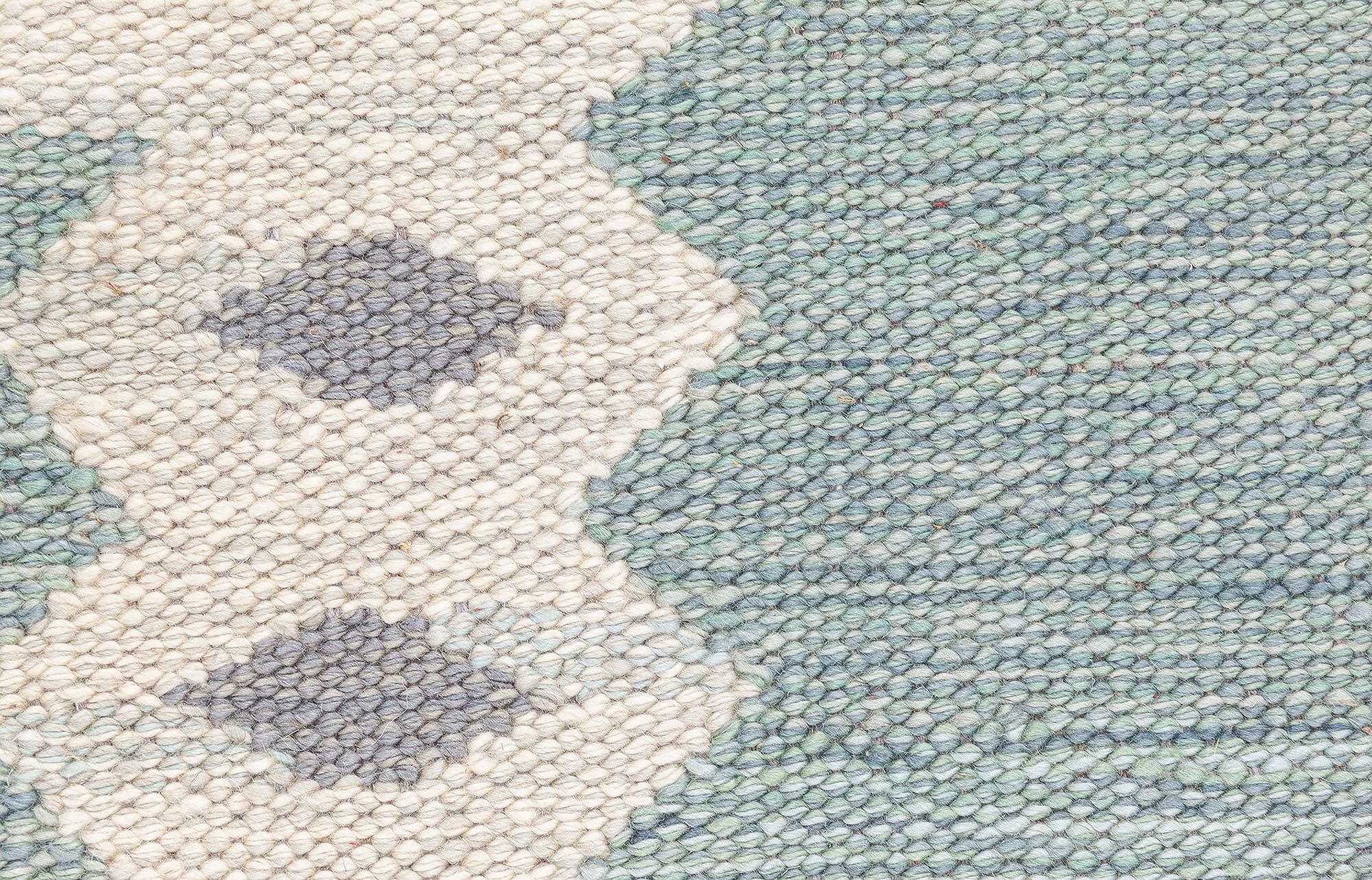 Scandinavo Tappeto moderno svedese a trama piatta di Doris Leslie Blau in vendita