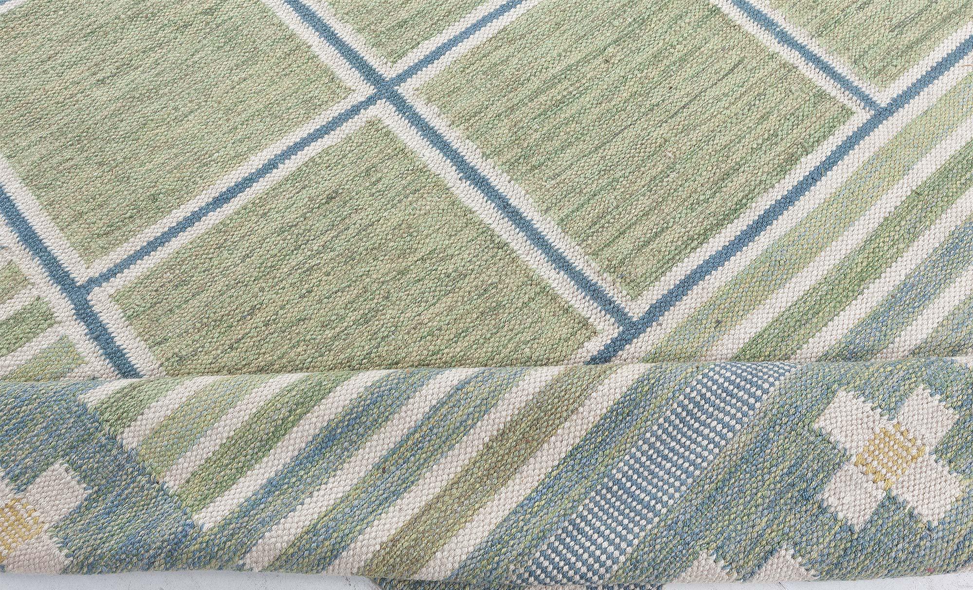 Moderner schwedischer Flachgewebe-Teppich von Doris Leslie Blau (Schwedisch) im Angebot