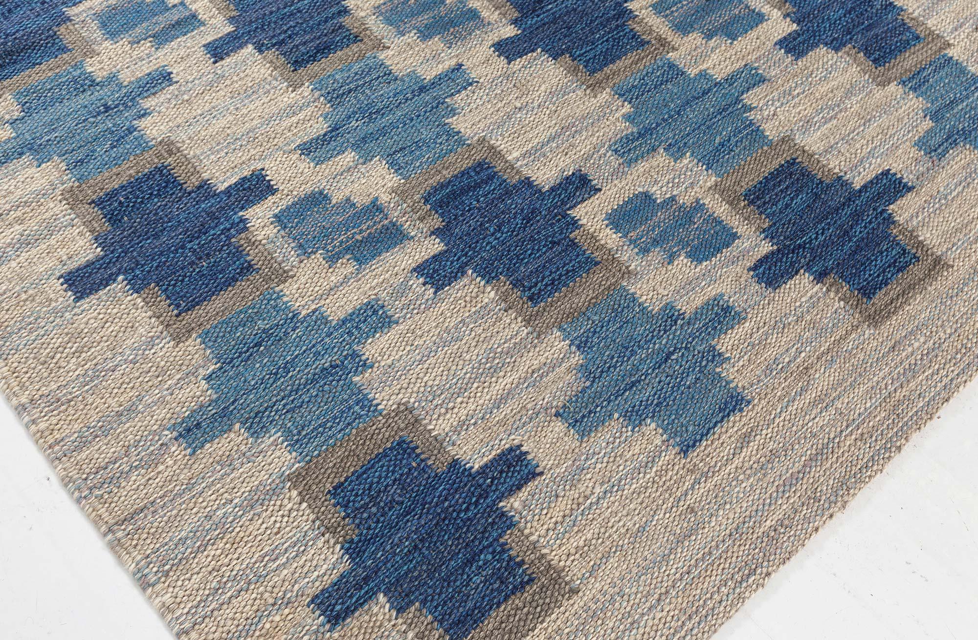 Alfombra sueca moderna de tejido plano de Doris Leslie Blau Tejido a mano en venta