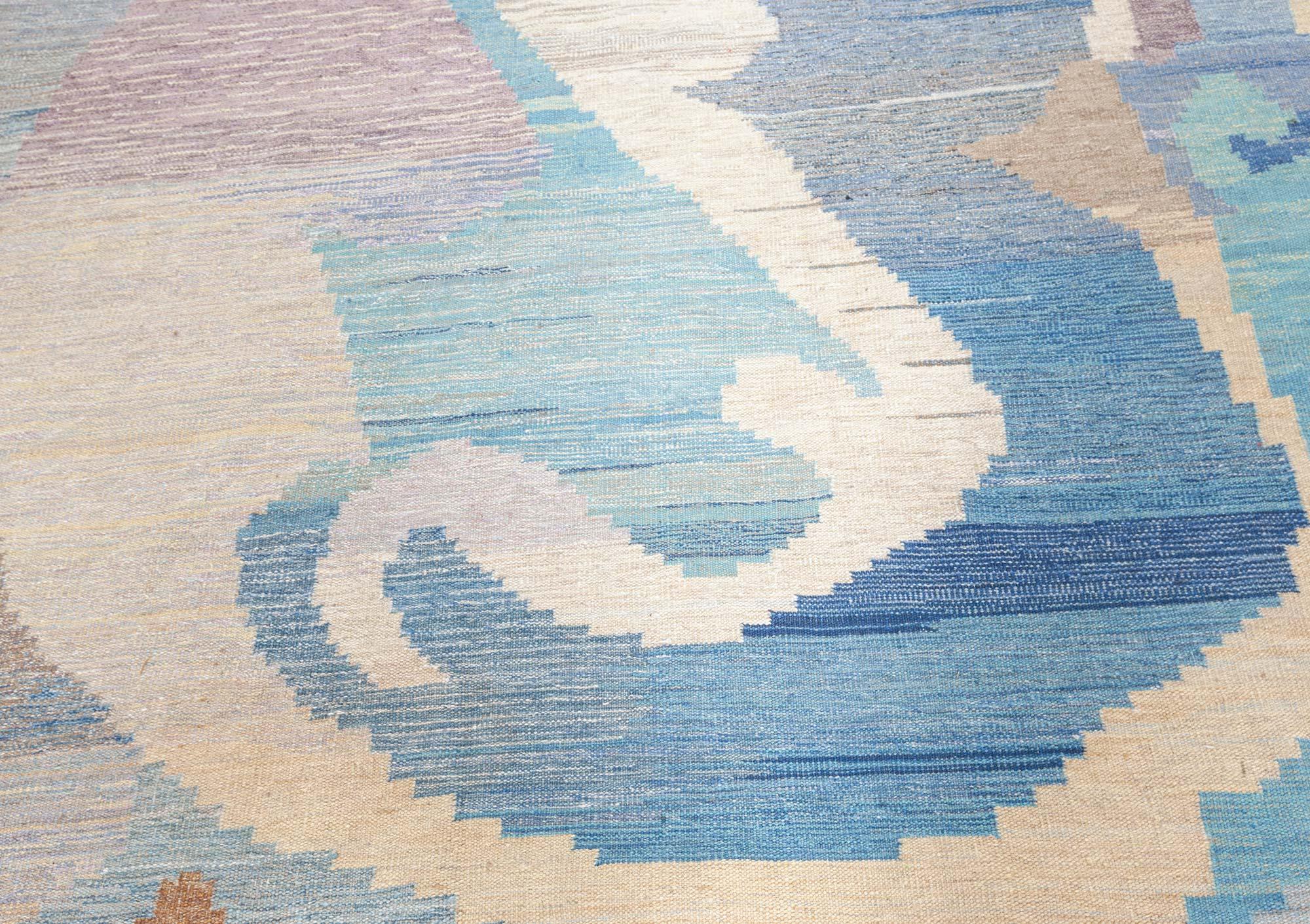 Alfombra sueca moderna de tejido plano de Doris Leslie Blau Anudado a mano en venta