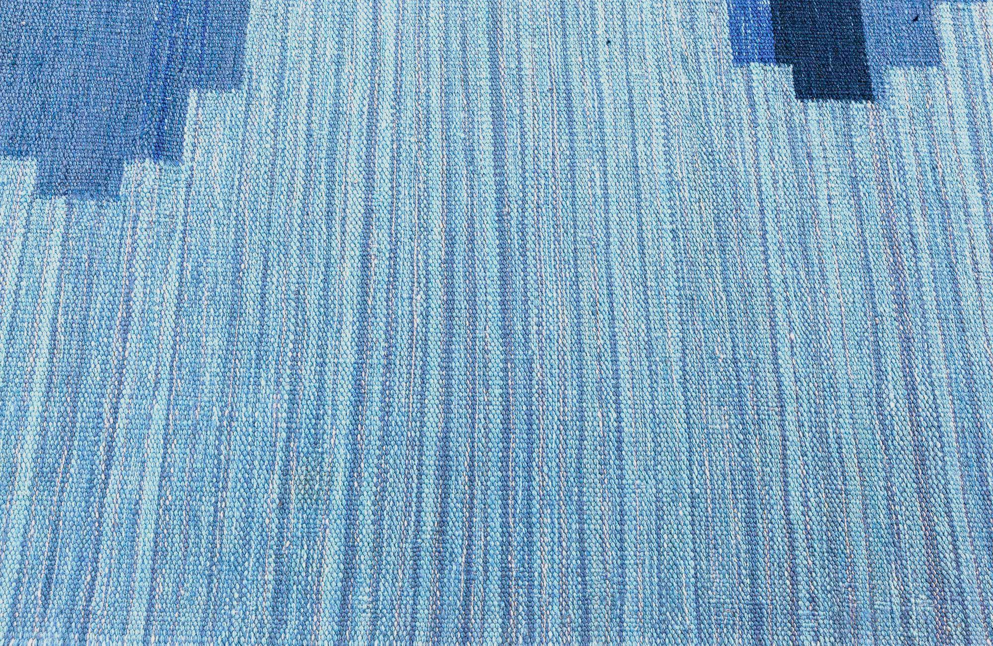 Modern Swedish Flat Weave Rug by Doris Leslie Blau In New Condition For Sale In New York, NY