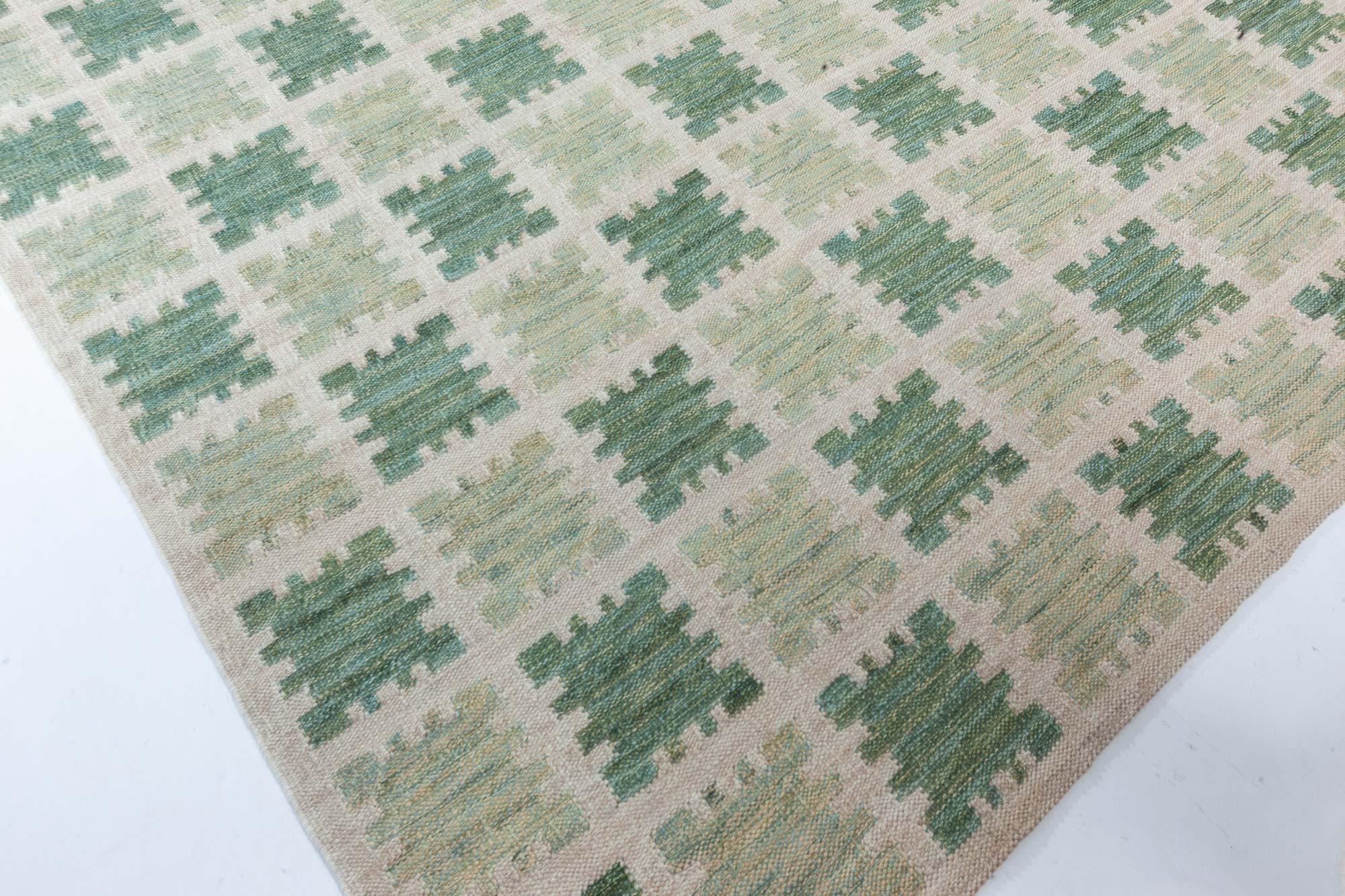 Modern Swedish Flat Weave Rug by Doris Leslie Blau im Zustand „Neu“ im Angebot in New York, NY