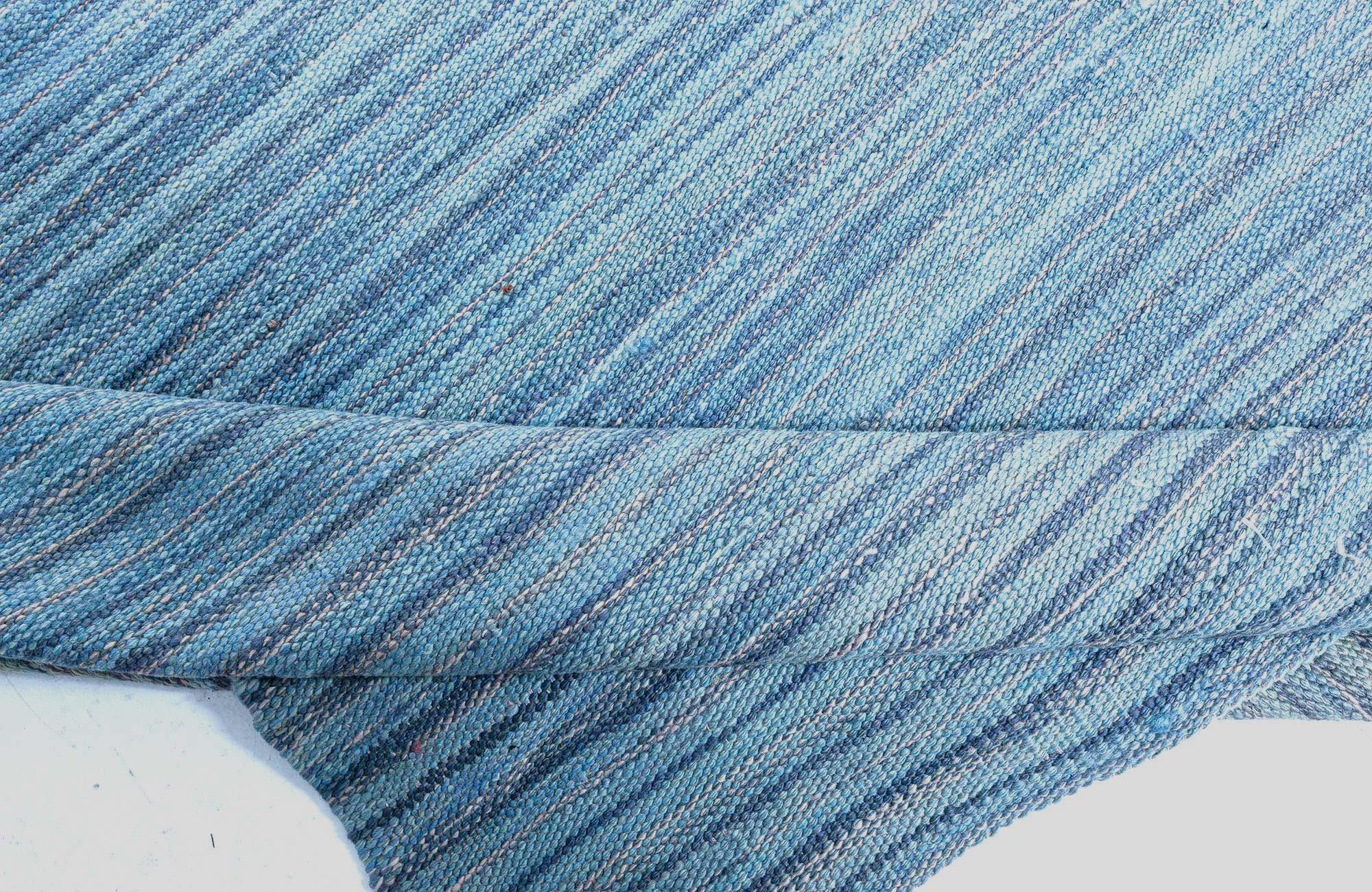 Contemporary Modern Swedish Flat Weave Rug by Doris Leslie Blau For Sale