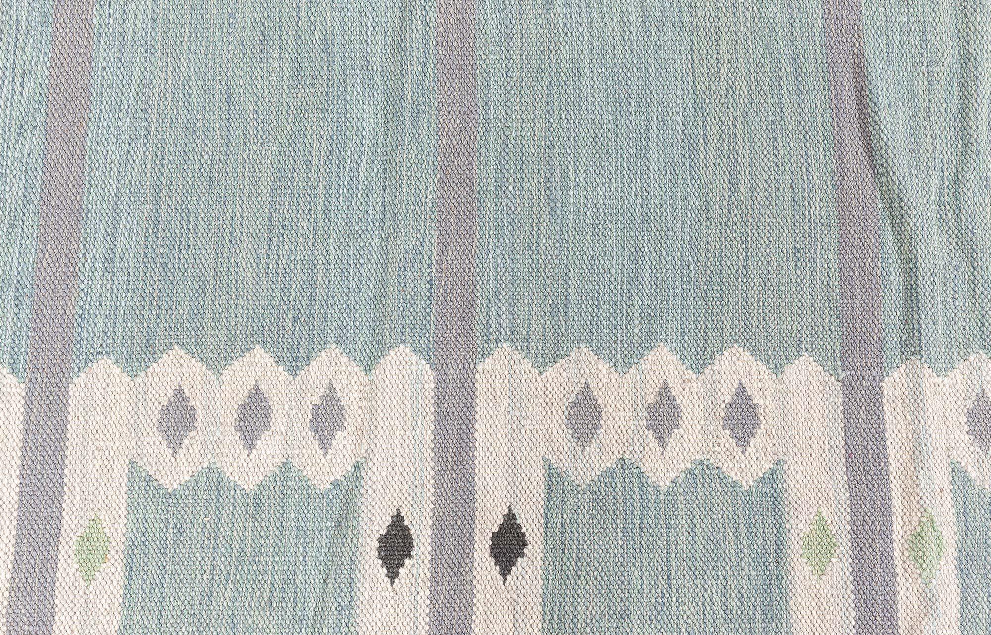 XXI secolo e contemporaneo Tappeto moderno svedese a trama piatta di Doris Leslie Blau in vendita
