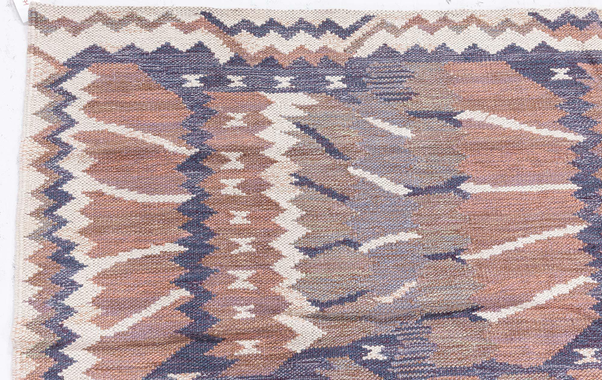 Modern Swedish Flat Weave Rug by Doris Leslie Blau For Sale 1