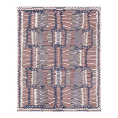 Moderner schwedischer Flachgewebe-Teppich von Doris Leslie Blau
