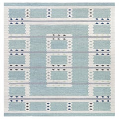 Modern Swedish Flat Weave Rug by Doris Leslie Blau