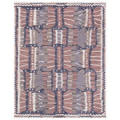 Tappeto moderno svedese a trama piatta di Doris Leslie Blau