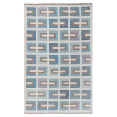 Modern Swedish Flat Weave Rug by Doris Leslie Blau