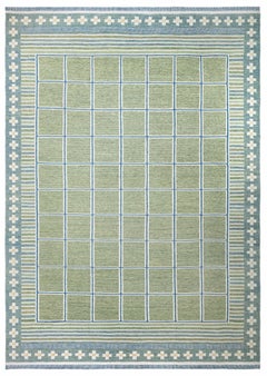 Modern Swedish Flat Weave Rug by Doris Leslie Blau