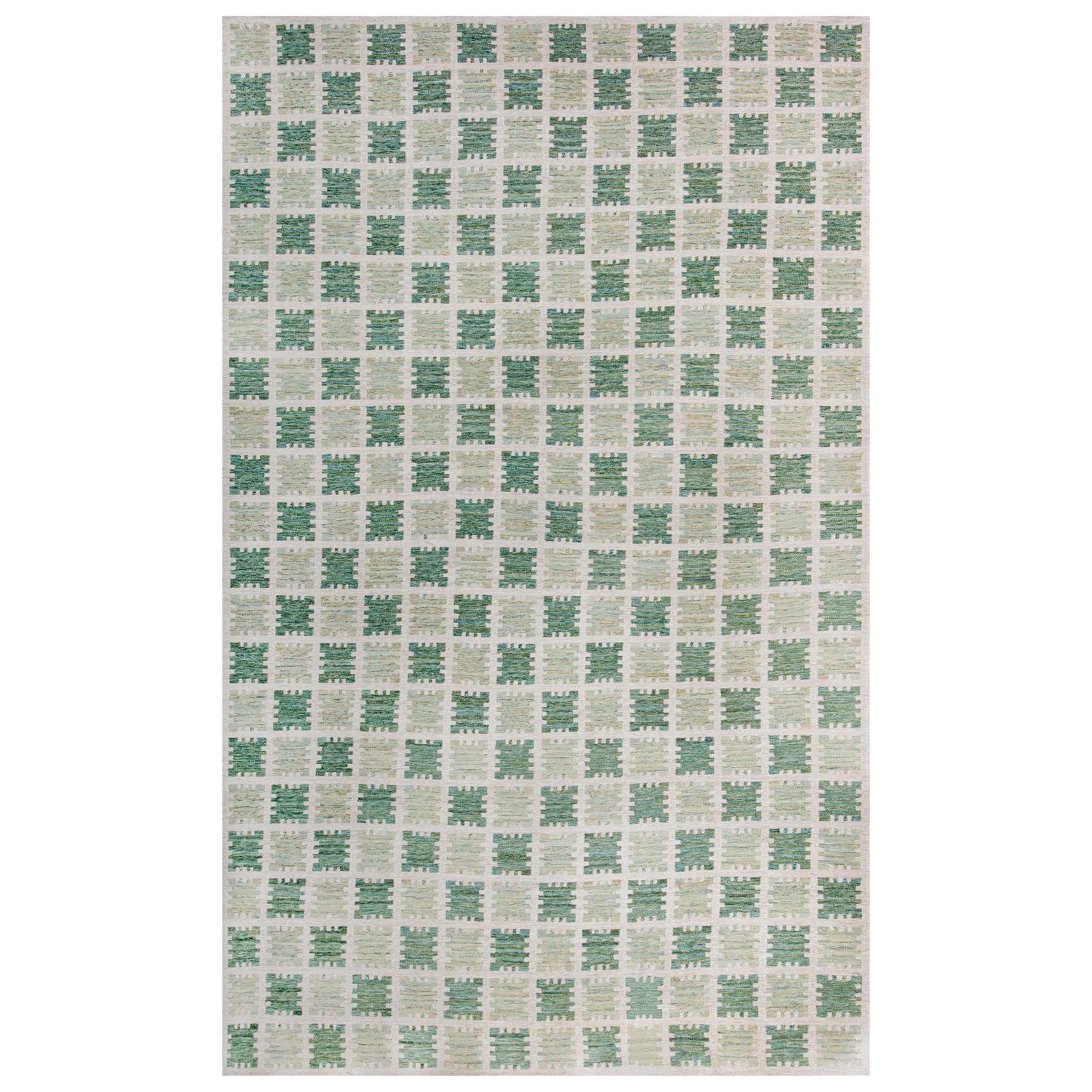 Modern Swedish Flat Weave Rug by Doris Leslie Blau
