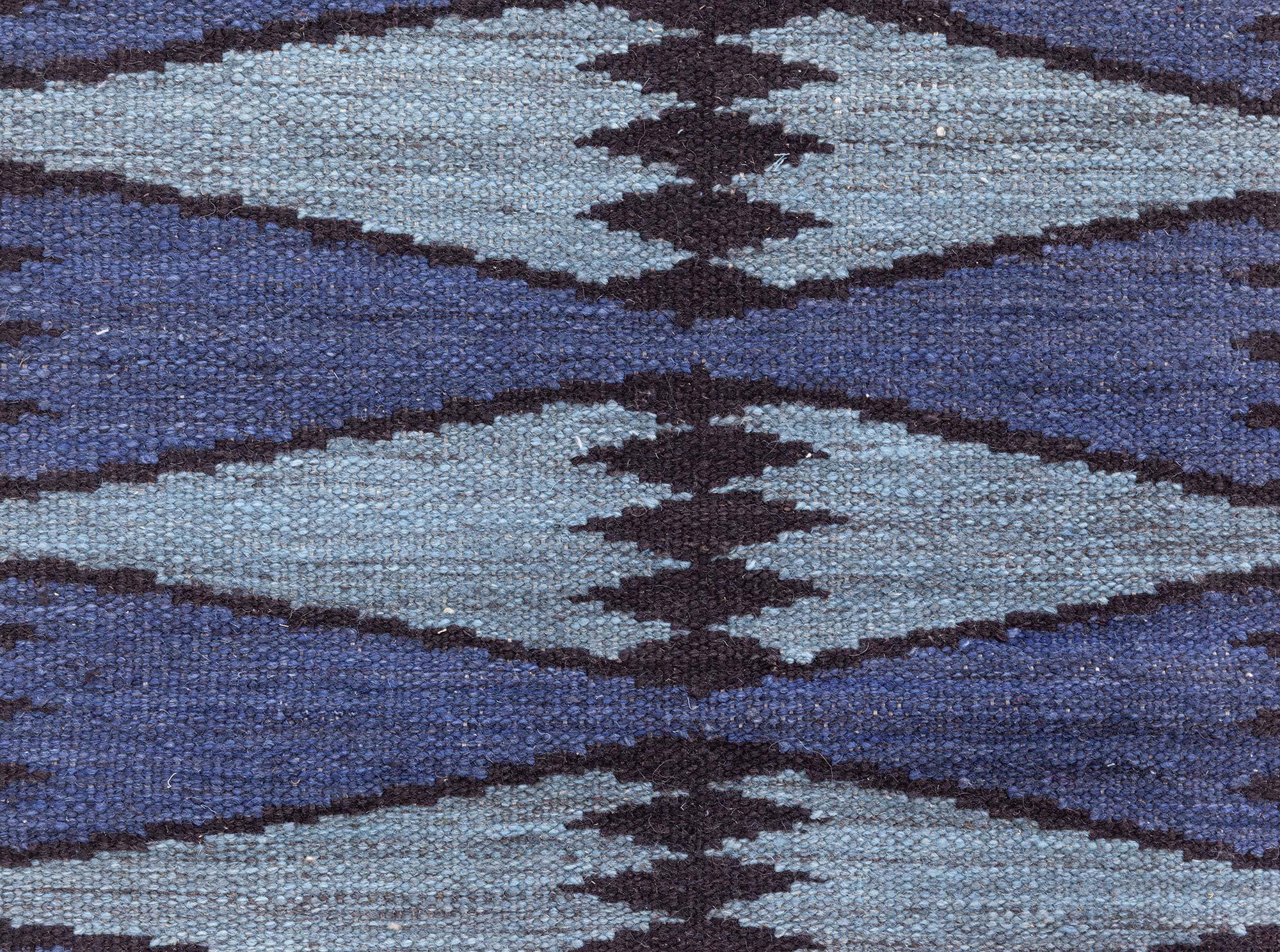 Scandinavo moderno Runner moderno svedese a trama piatta (frammento) Doris Leslie Blau in vendita