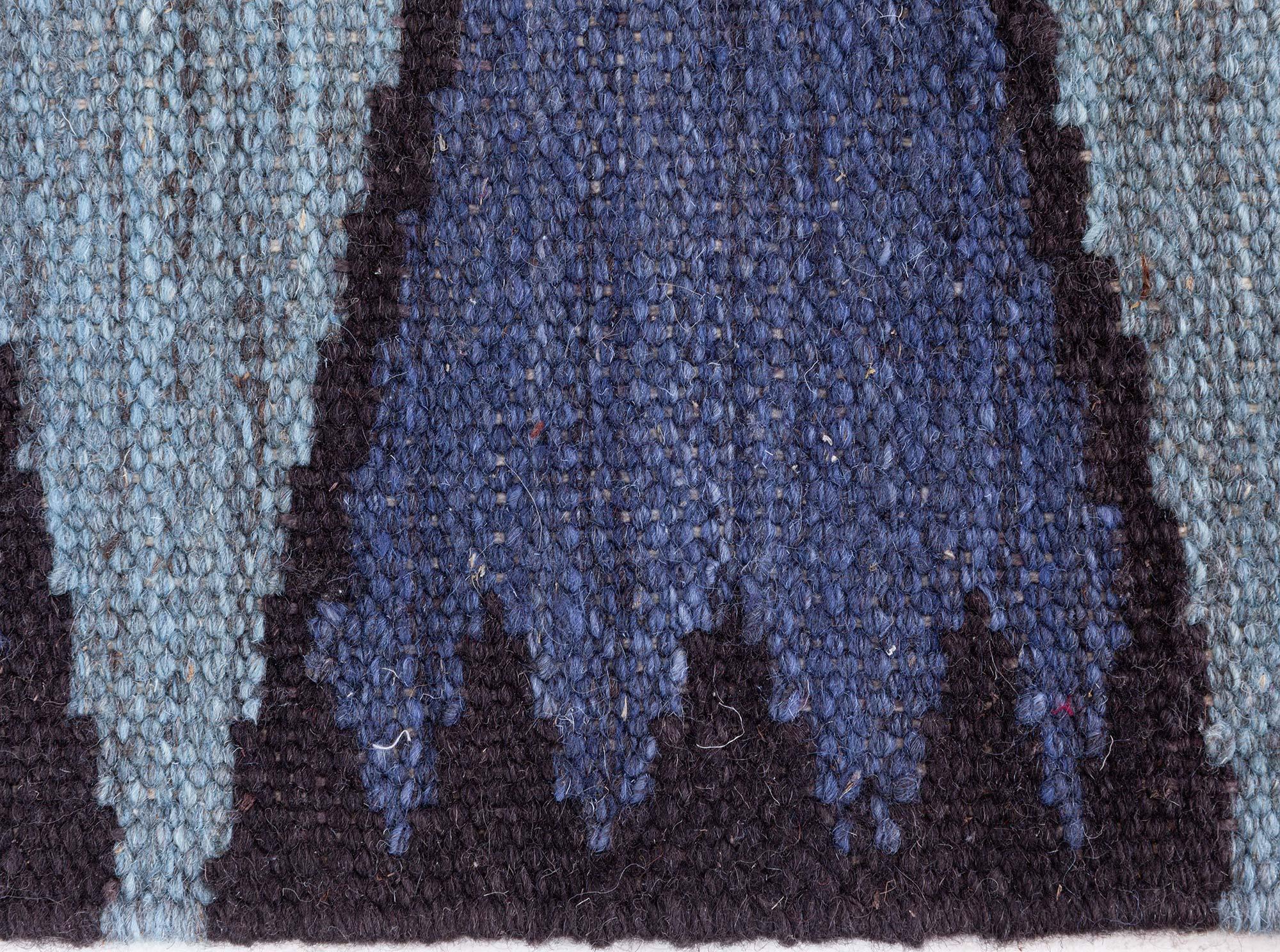 Runner moderno svedese a trama piatta (frammento) Doris Leslie Blau In condizioni Nuovo in vendita a New York, NY